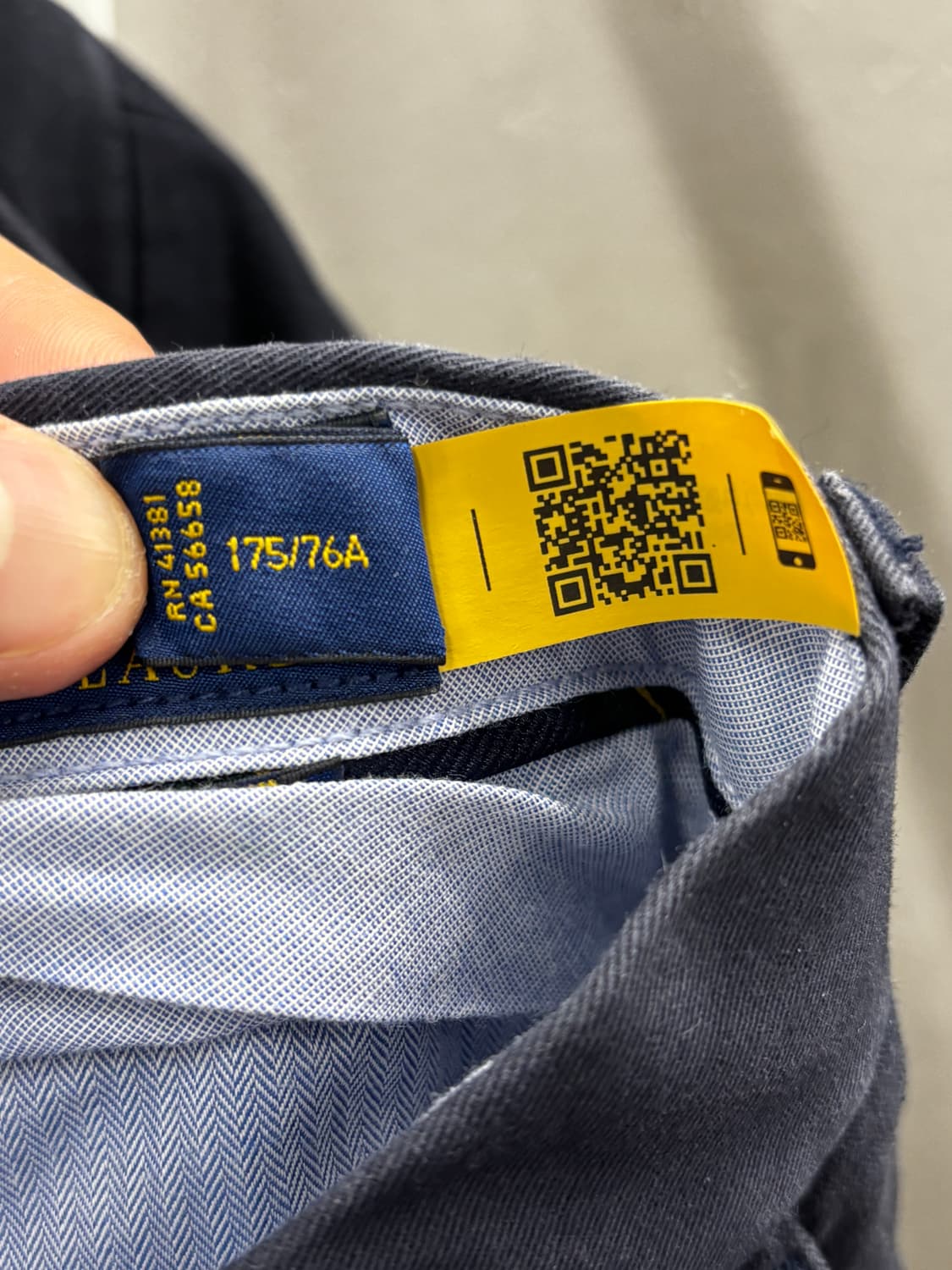 (데미지)폴로 랄프로렌 네이비 면바지 30/32 상품이미지5