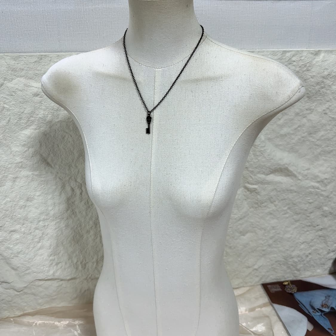 Unisex빈티지 고딕 해골 열쇠 목걸이 상품이미지1