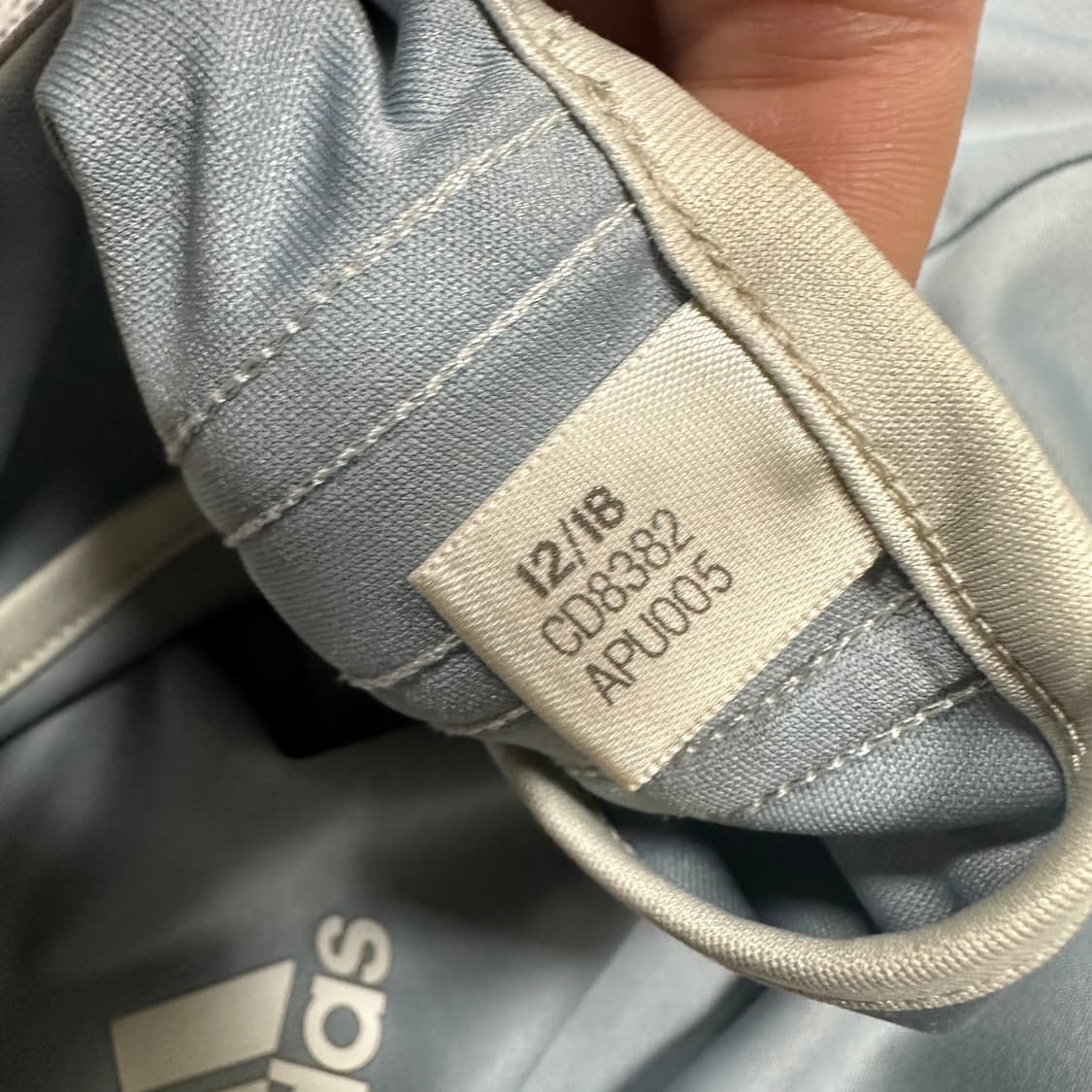 ✨ (바배) 아디다스 아노깔 하늘색 기능성 링거 반팔티  상품이미지5