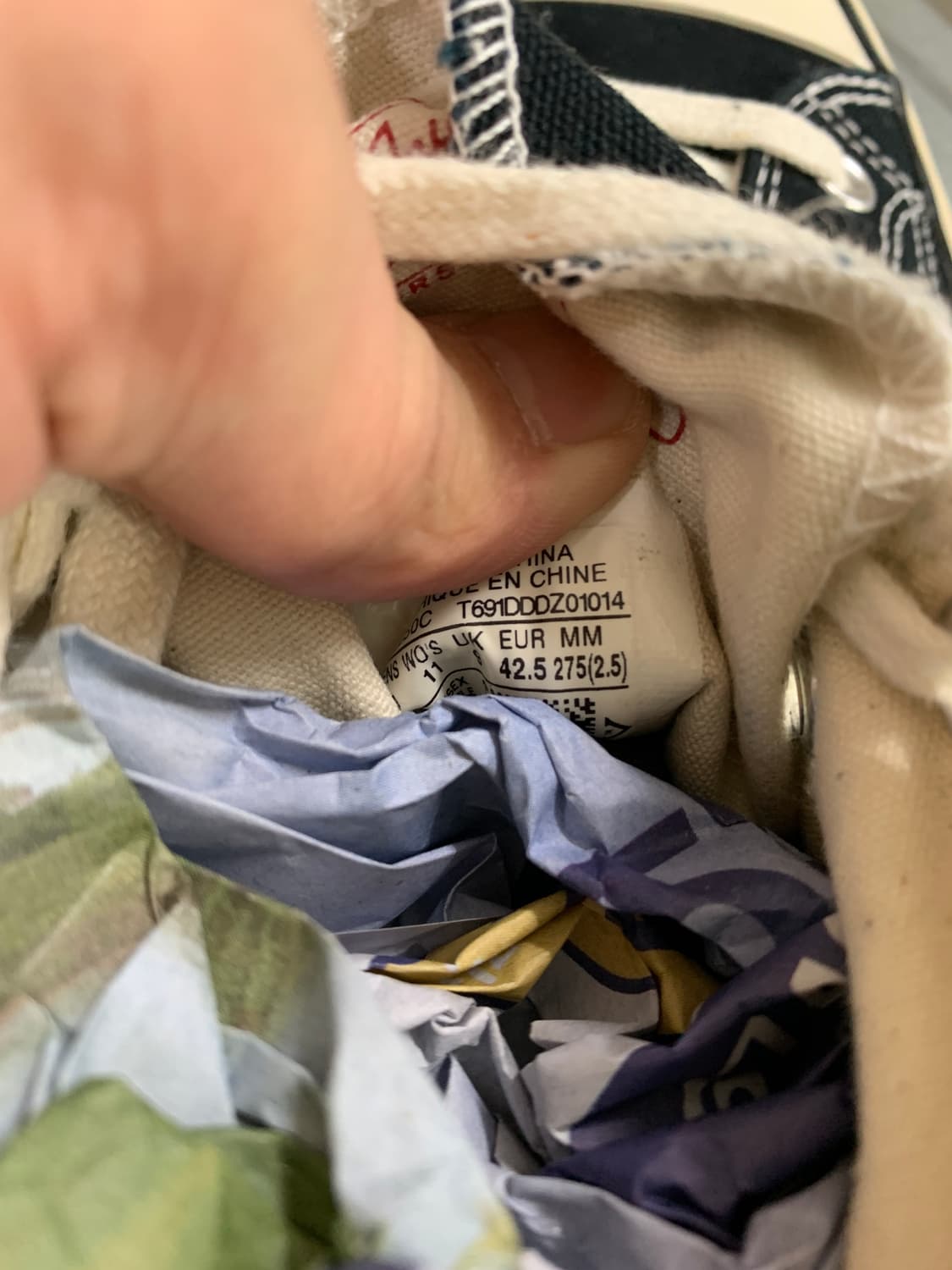 컨버스 척 70 하이 블랙 275 상품이미지9