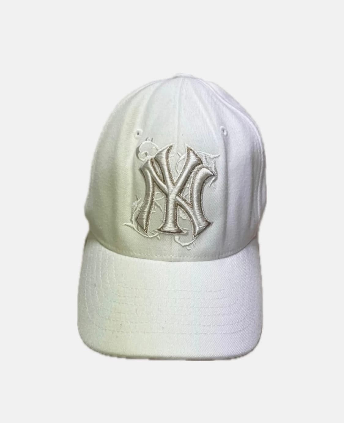 MLB 뉴욕 양키스 화이트 볼캡 XS-S 상품이미지1