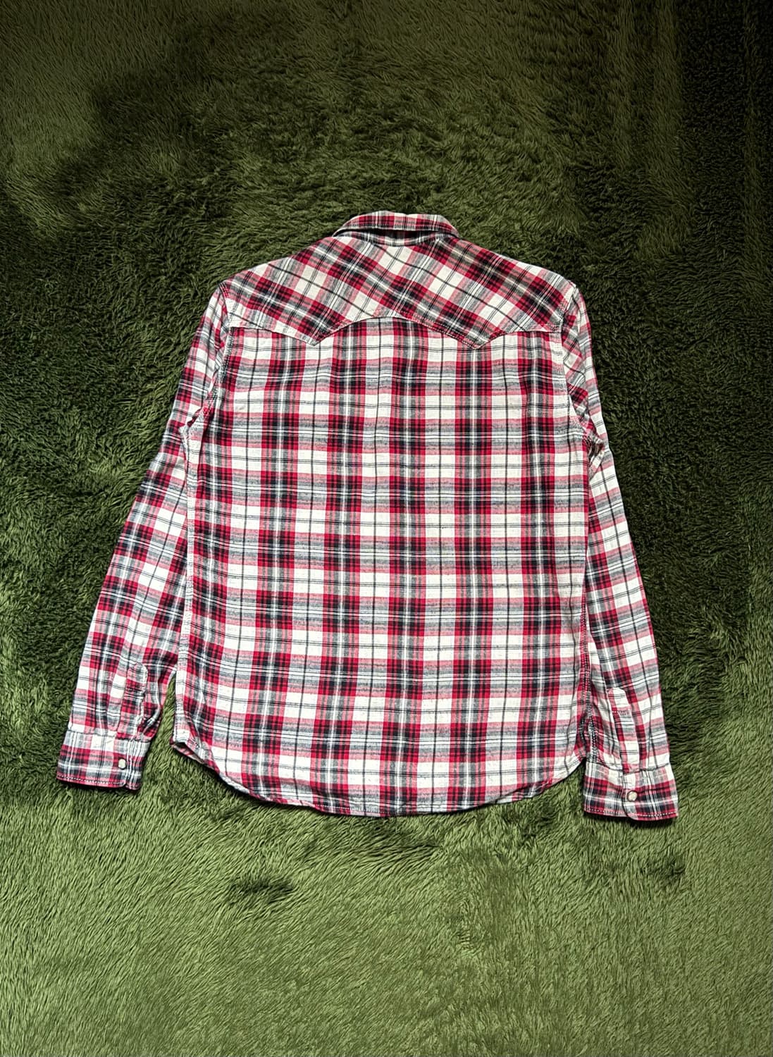 [L] Dickies 디키즈 펄 스냅 웨스턴 체크 셔츠 상품이미지8