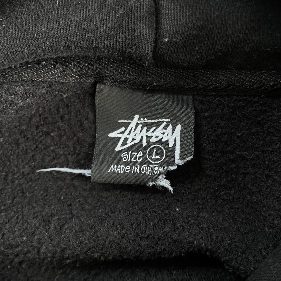 Stussy 스투시 블랙 스탁 후드티 상품이미지6