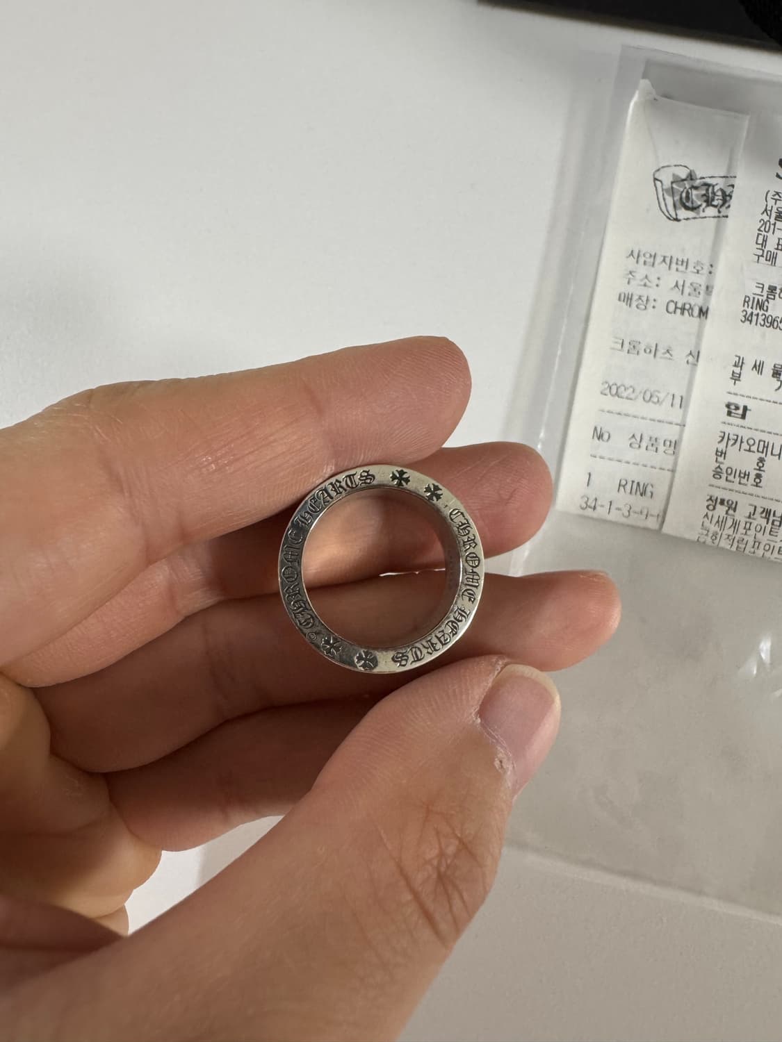 [US 7.5] 크롬하츠 미니플러스링 상품이미지9