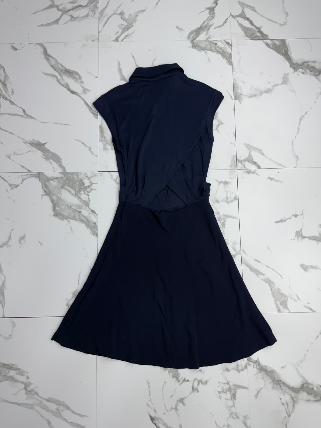 산드로 네이비 민소매 원피스 상품이미지2