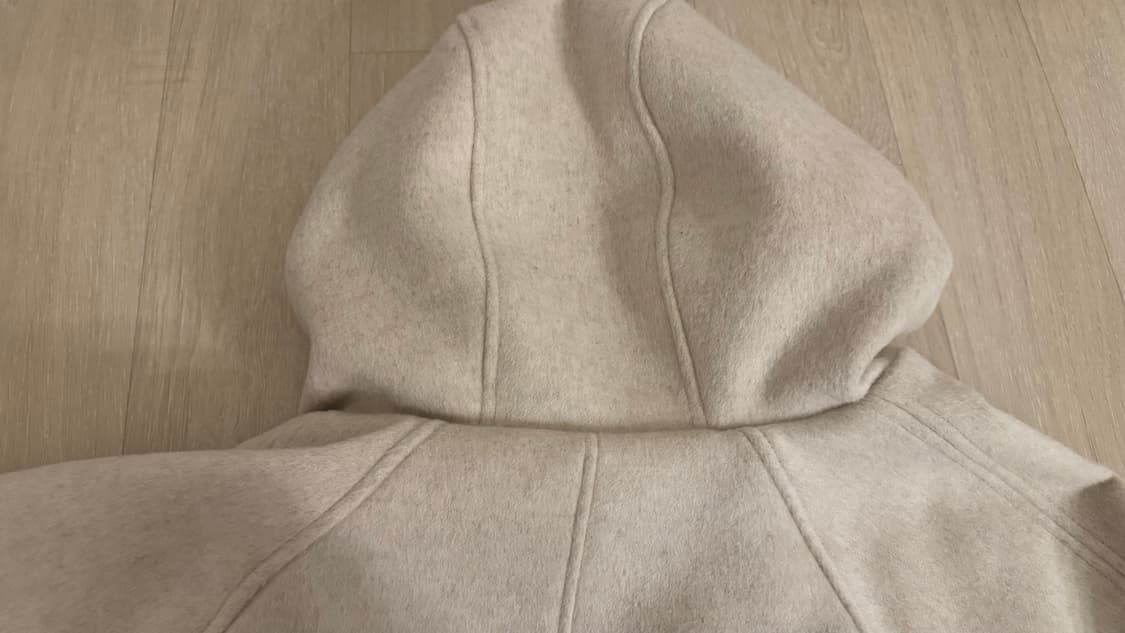 Hooded Half Coat [Oatmeal] 상품이미지5