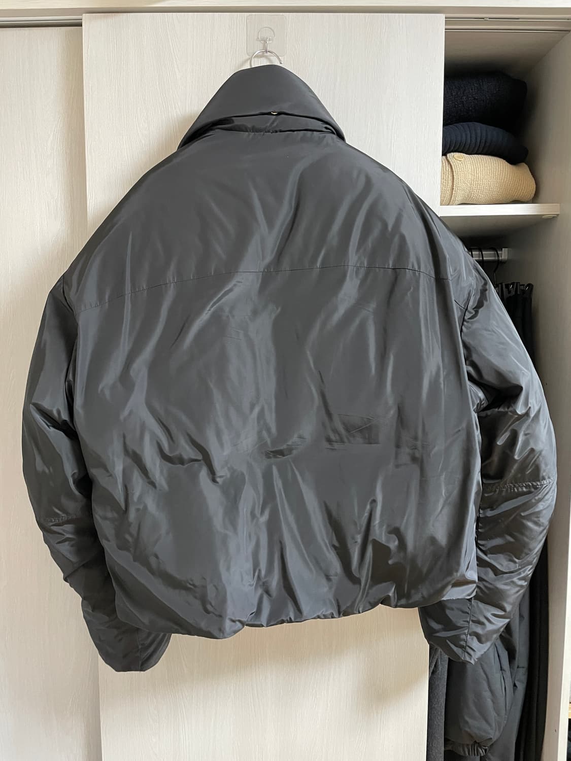 르아브 오브제 커브드 푸퍼 패딩 M 상품이미지2