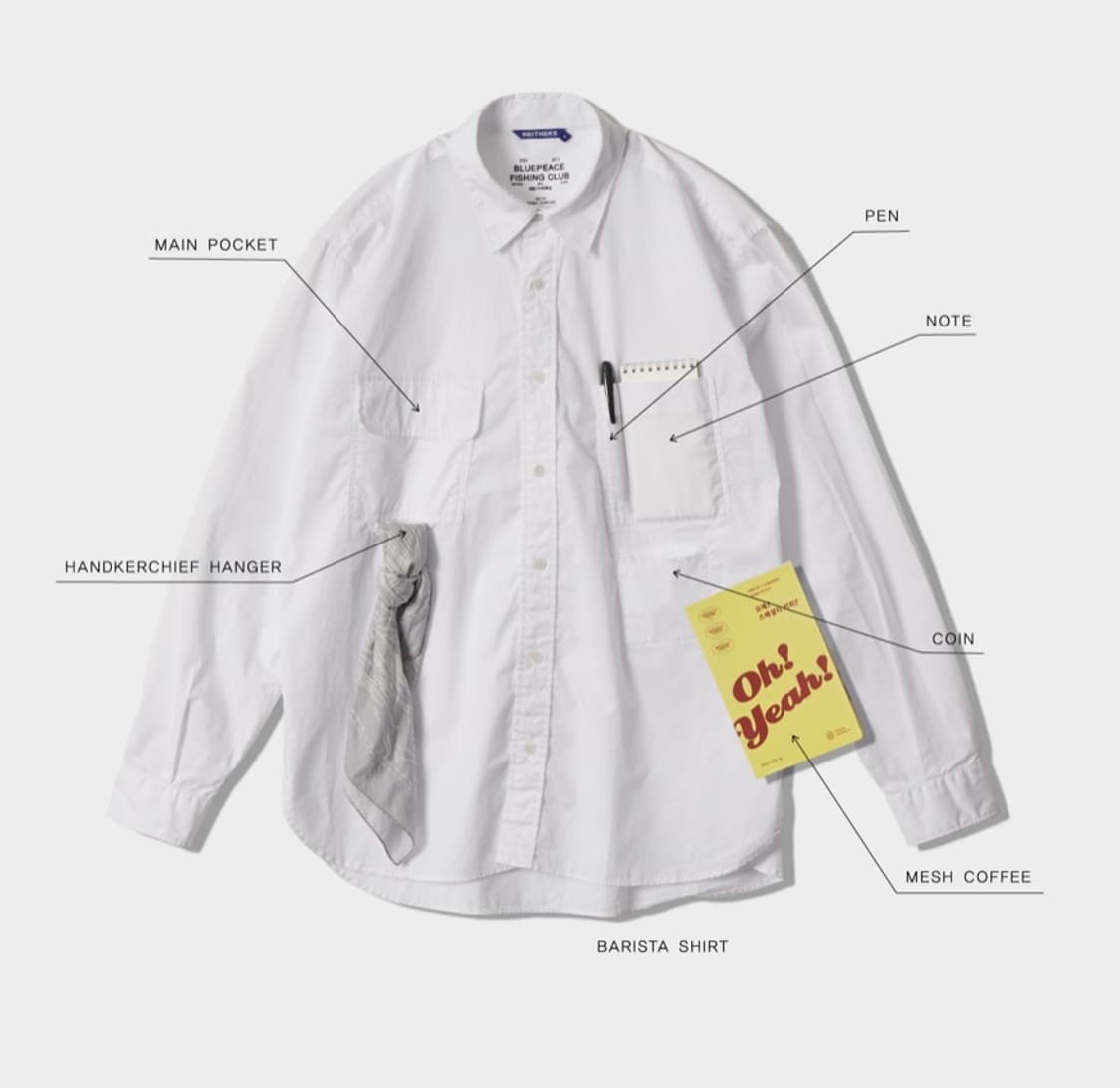 네이더스 바리스타 셔츠 3사이즈 상품이미지9