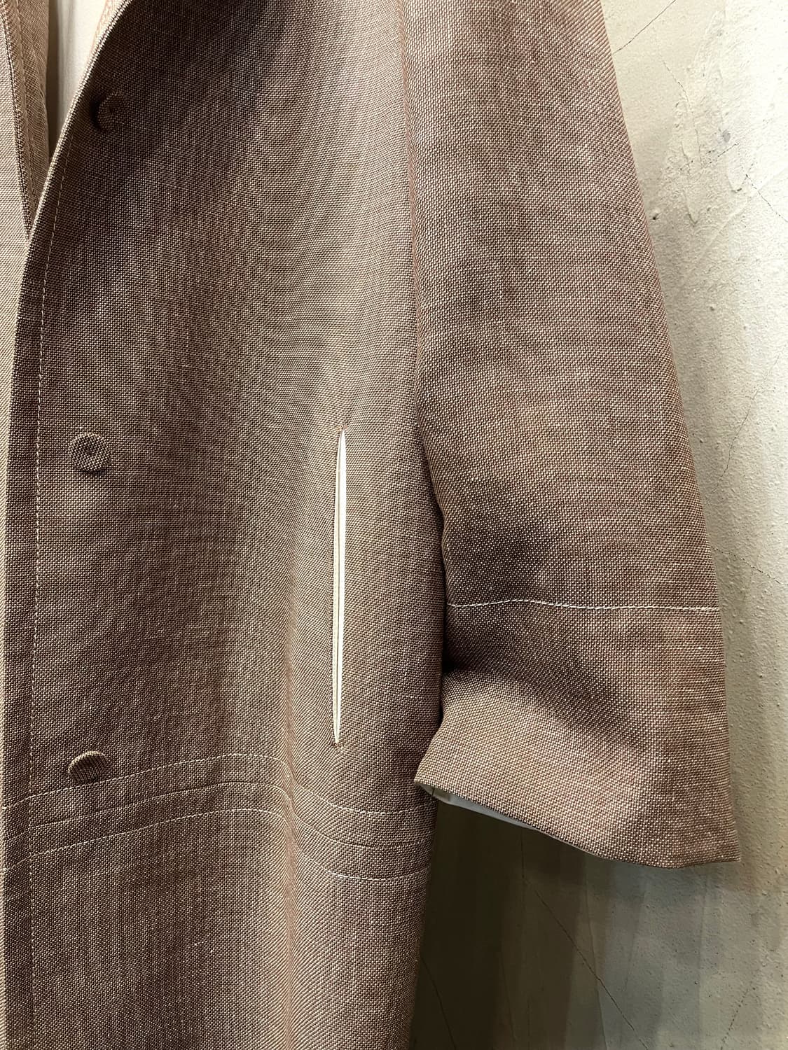 르베이지 린넨 롱코트 66 상품이미지3