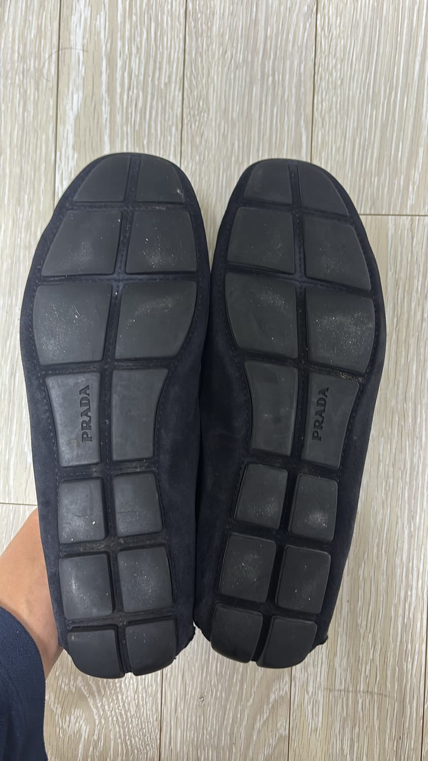 프라다 스웨이드 로퍼 드라이빙 슈즈 8사에즈 상품이미지5