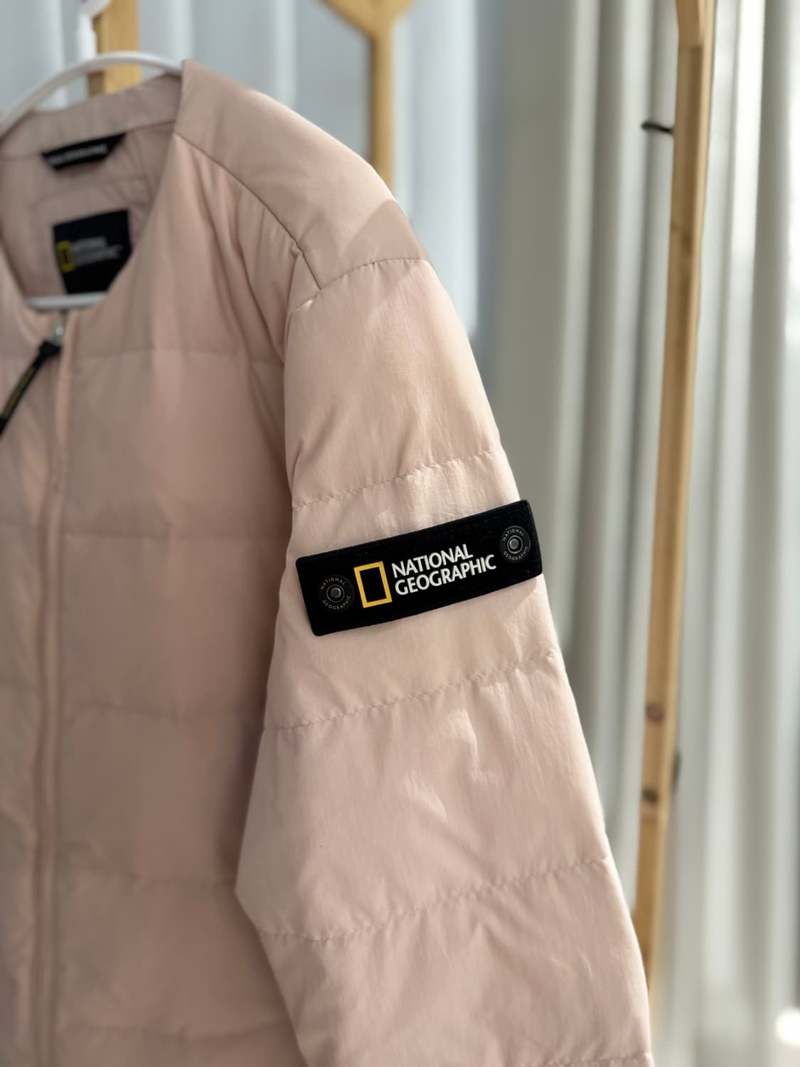 네셔널 딸기우유핑크 경량패딩 상품이미지2