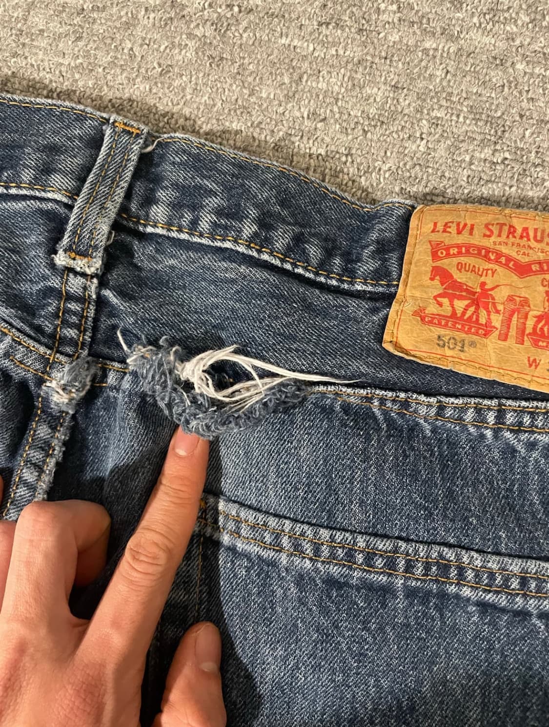 리바이스 501 (W36 L32) 상품이미지5