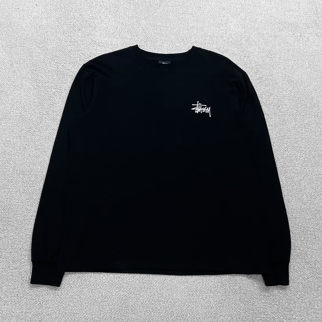 스투시 Stussy 베이직 로고 롱슬리브 블랙 상품이미지2