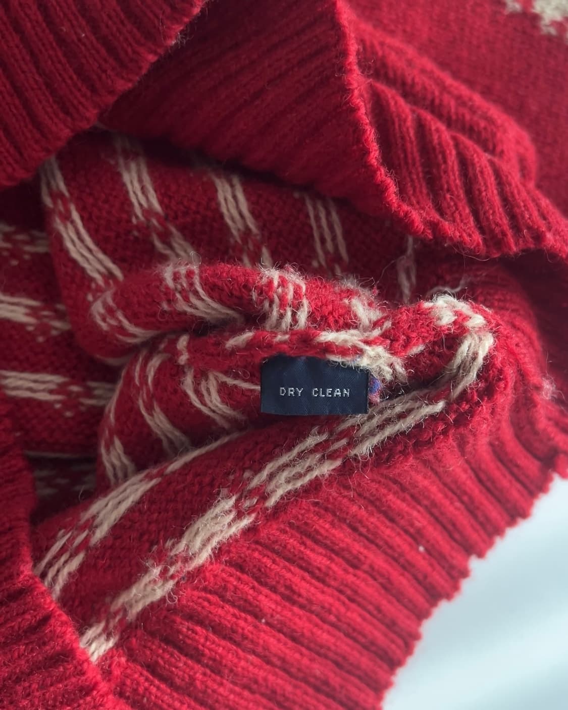 폴로 랄프로렌 노르딕 울 핸드니트 M 상품이미지5