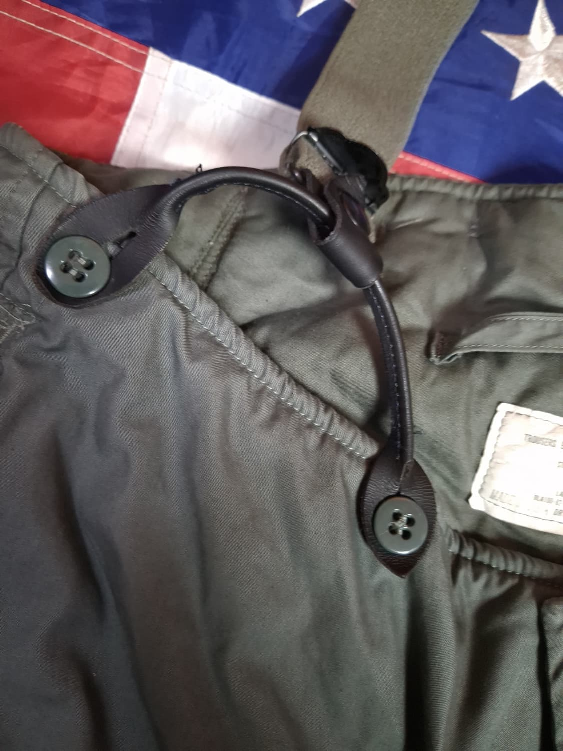 특A 오리지날 미공군 F-1B 울 방한 항공 트러우저 상품이미지4