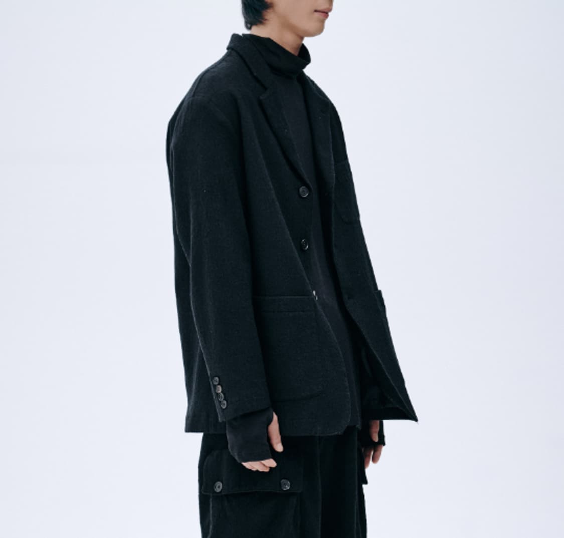 [L] 유스 울 코튼 스포츠 자켓 새상품 youth 상품이미지4