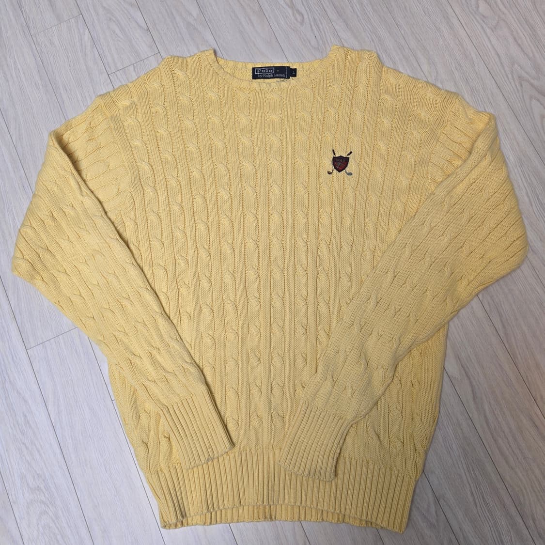 폴로 랄프로렌 오버핏 케이블 니트 L 상품이미지1
