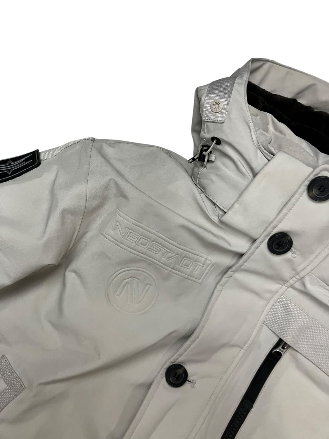 K2 화이트그레이 숏 패딩 100 상품이미지3