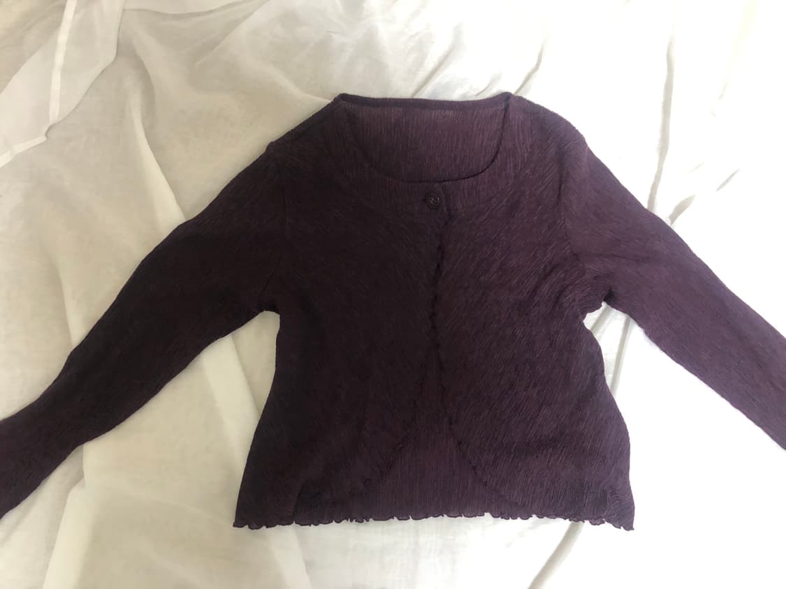 딥퍼플 가디건  상품이미지2
