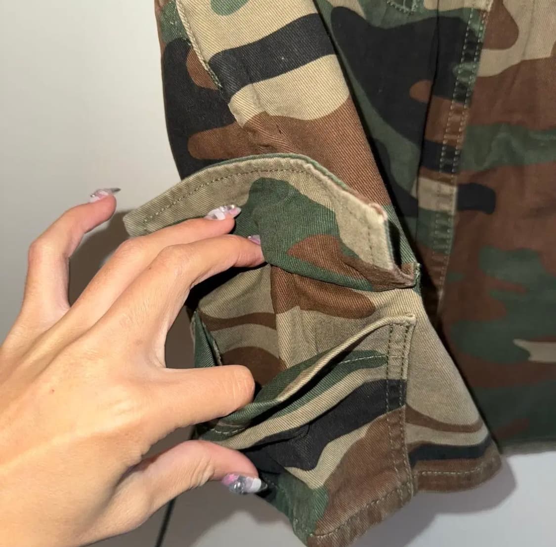 빈티지 카고 미니 스커트 카모플라쥬 상품이미지5