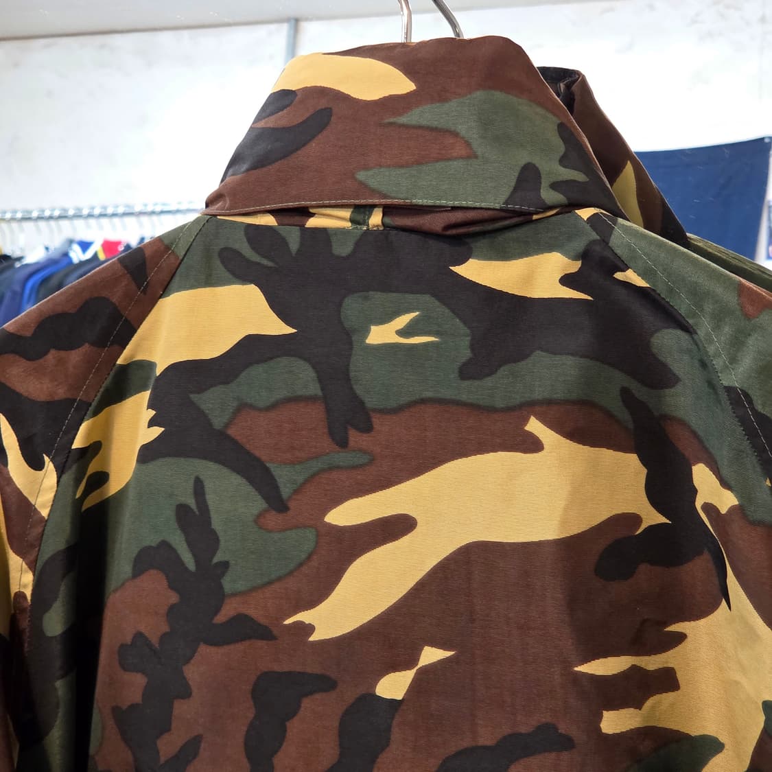 일본 빈티지 카모 밀리터리 바람막이 자켓 상품이미지6