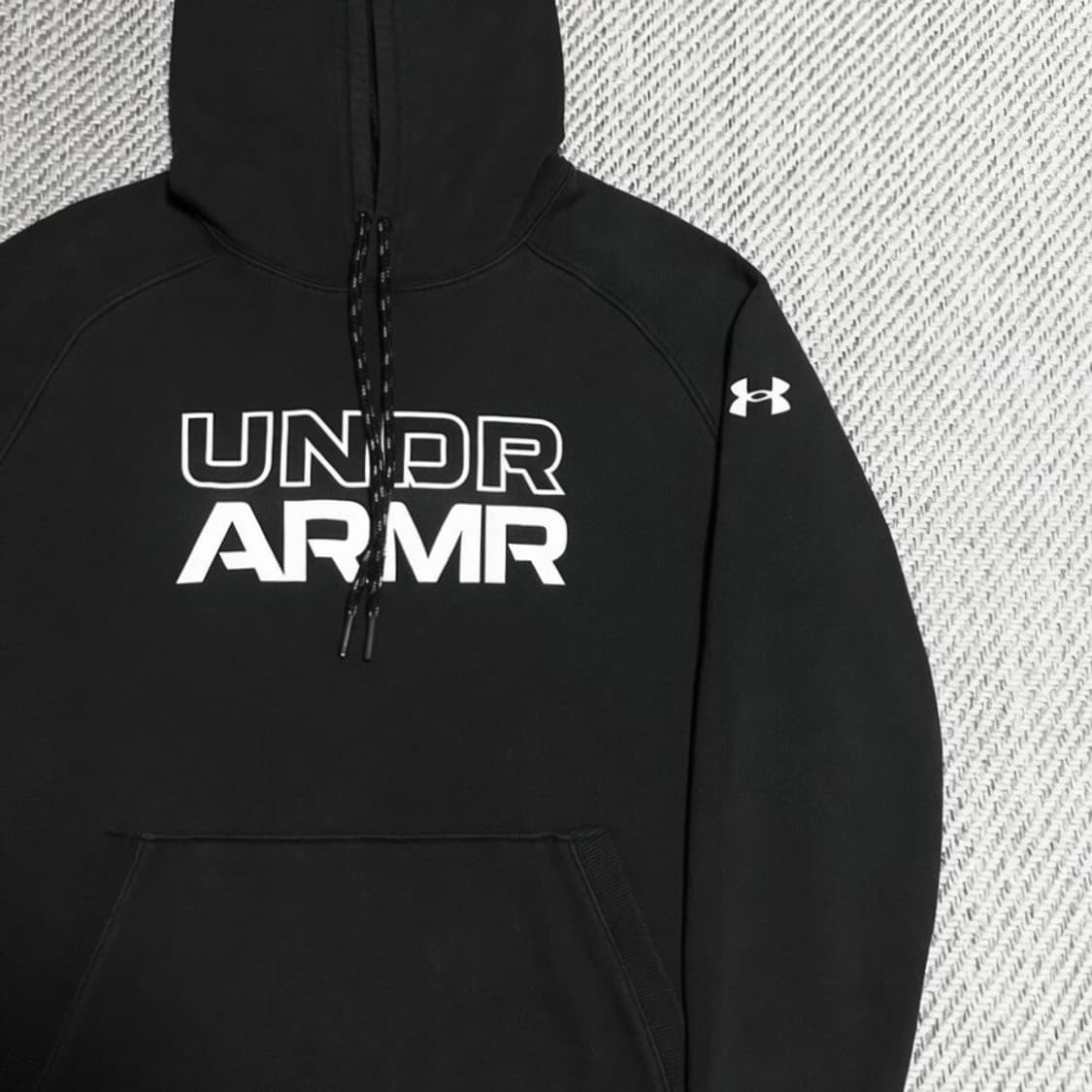 [S] Underarmour 언더아머 블랙 후드티 상품이미지2