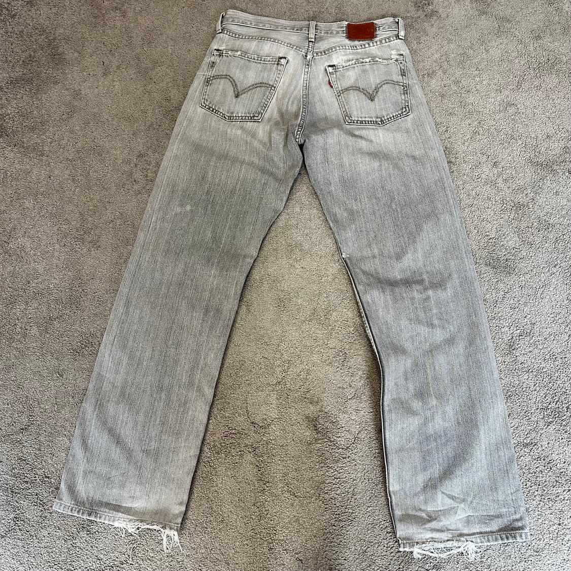리바이스503 그레이 셀비지 레귤러 데님 팬츠(30) 상품이미지9