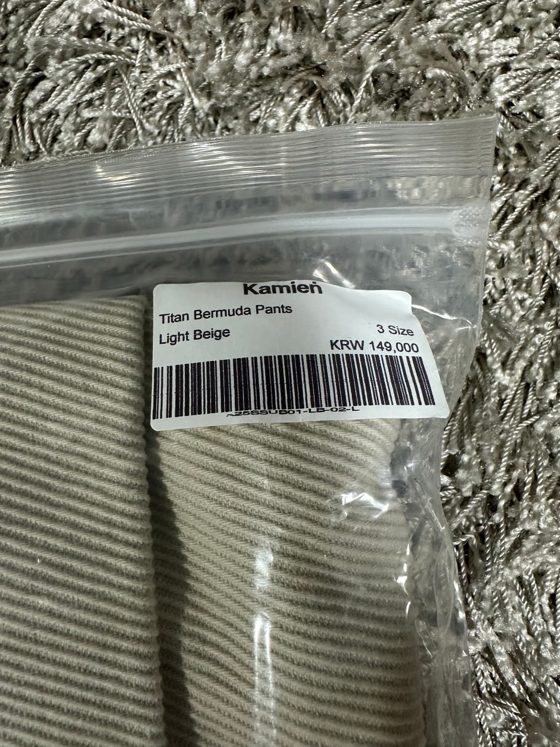 [3] 카미엔 버뮤다 팬츠 라이트 베이지 상품이미지5