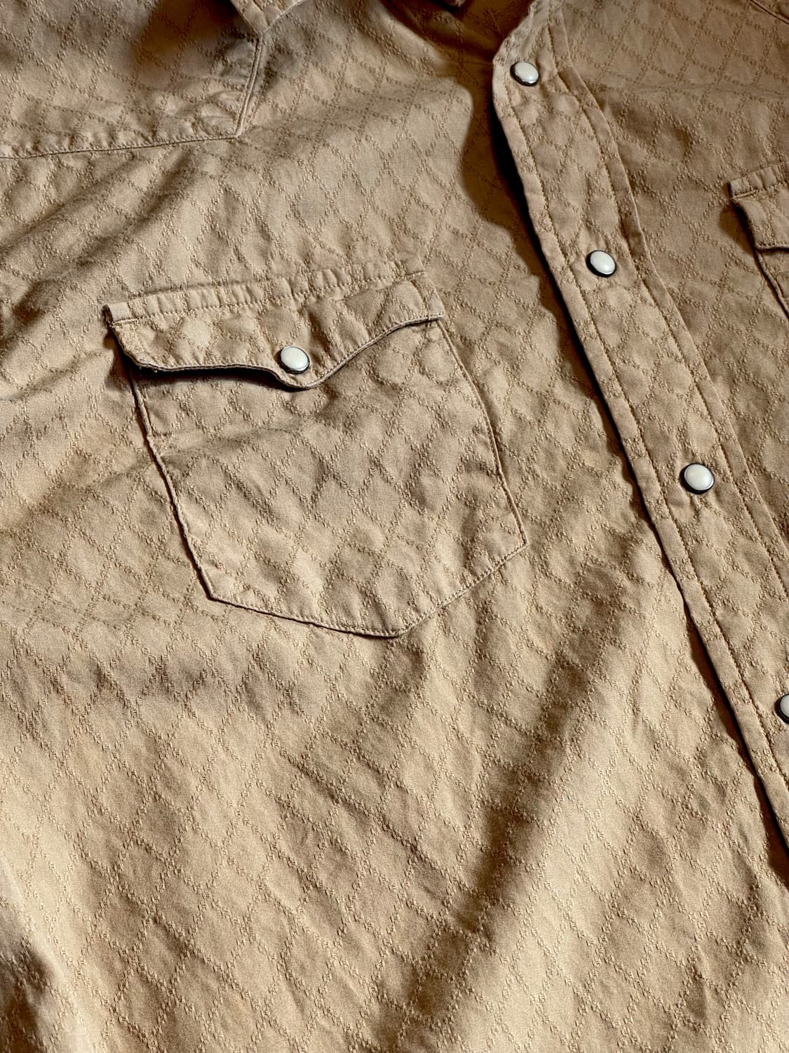 올드 갭 자카드 패턴 웨스턴셔츠 상품이미지5