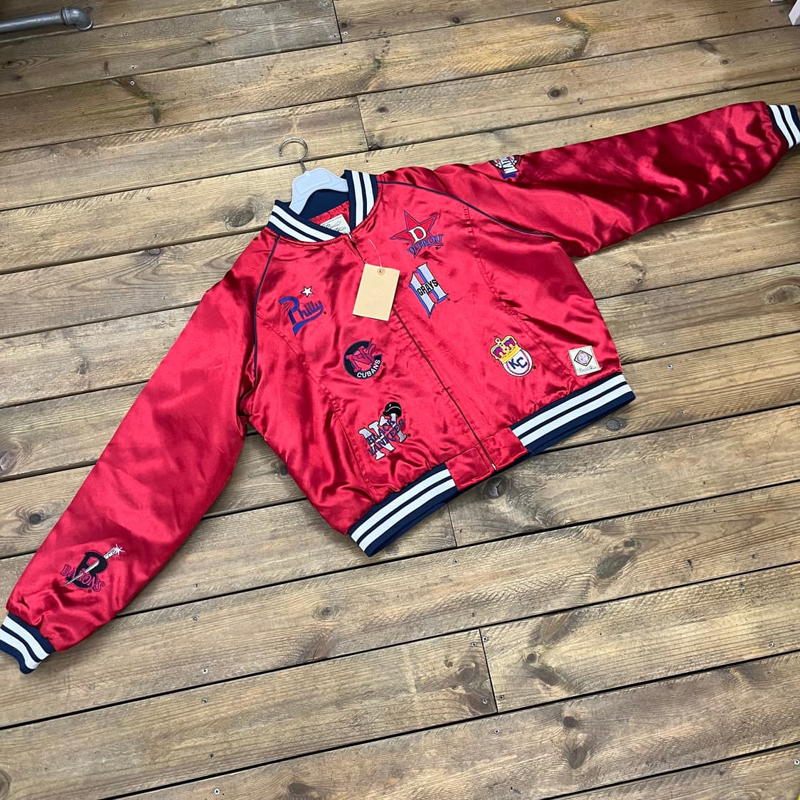 빈티지 스타디움 자켓 레드 패치  상품이미지2