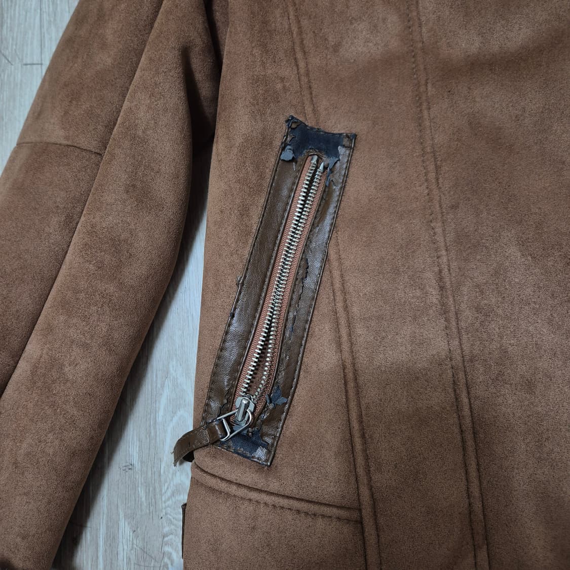 LAP 랩 여성 양털 스웨이드 무스탕 자켓 S(90) 상품이미지4