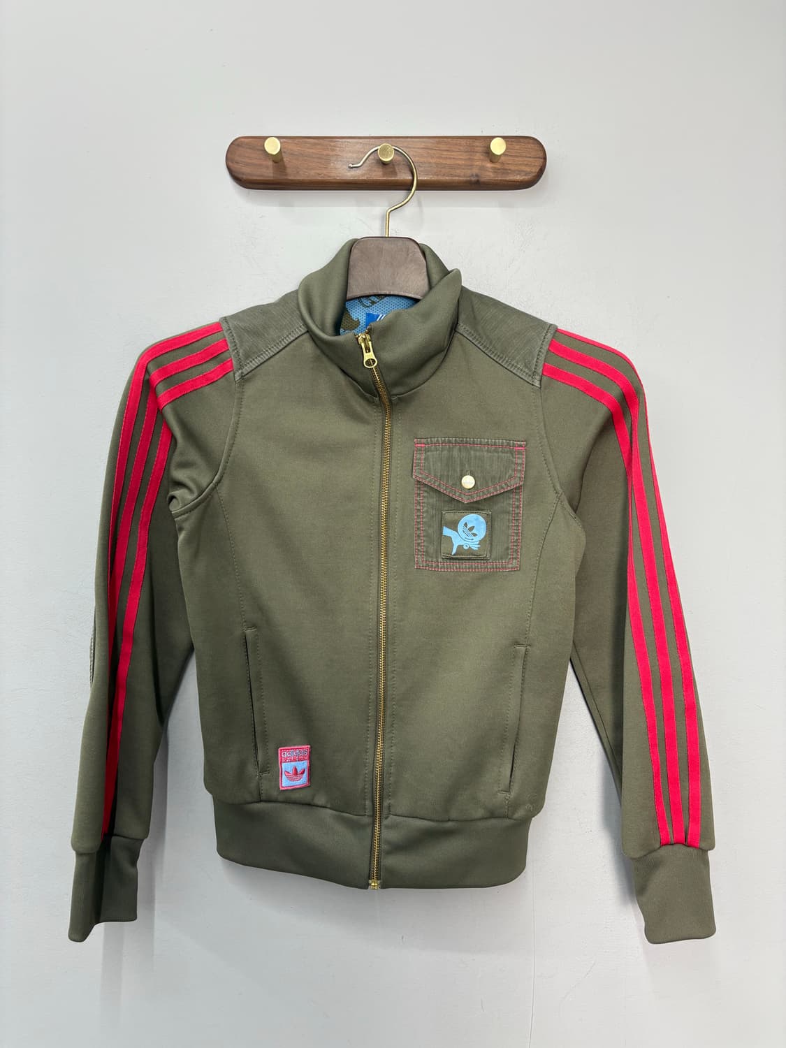 아디다스 패치포인트 올리브그린 트랙자켓 A3295 상품이미지2