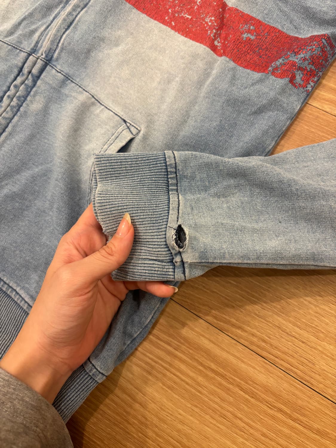 빈티지 성조기 후드집업 상품이미지9