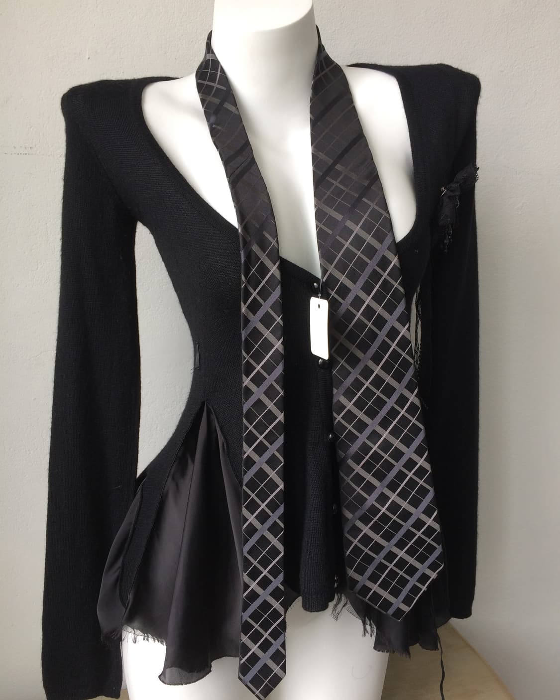 ck check pattern tie 상품이미지8