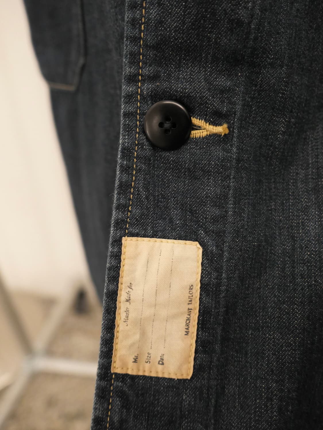 캐피탈 데님 코트 상품이미지5