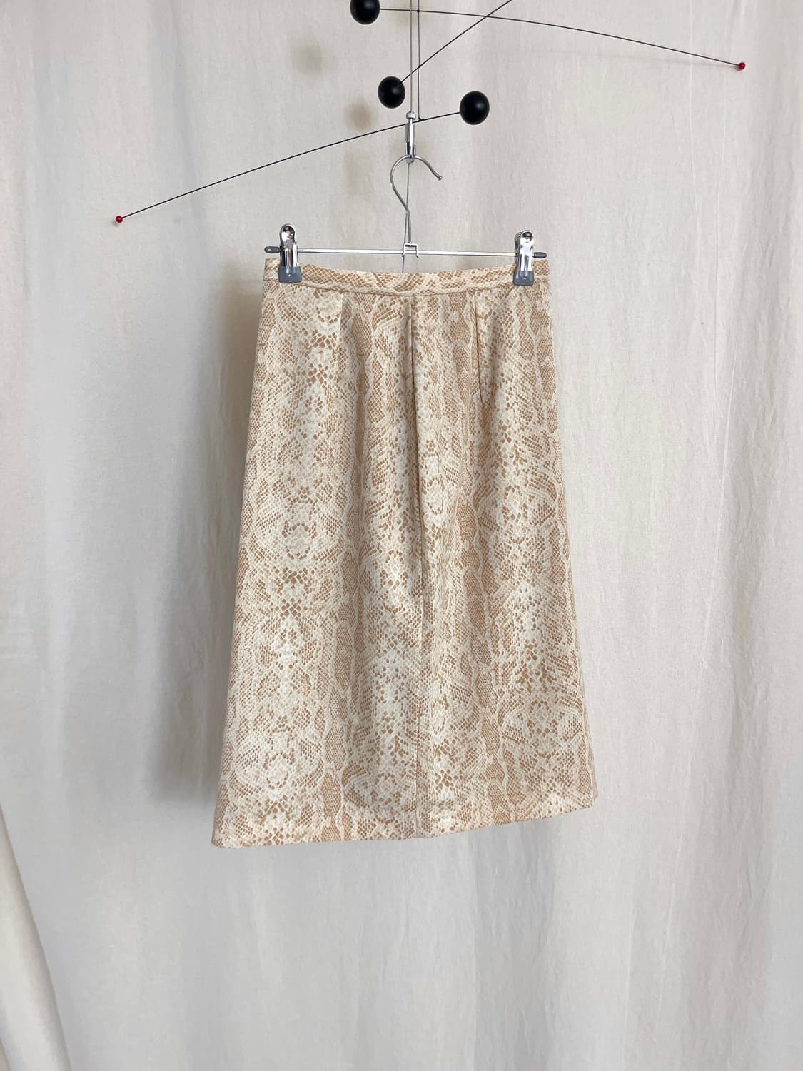 Snake Print Skirt 뱀피 프린팅 스커트 상품이미지2