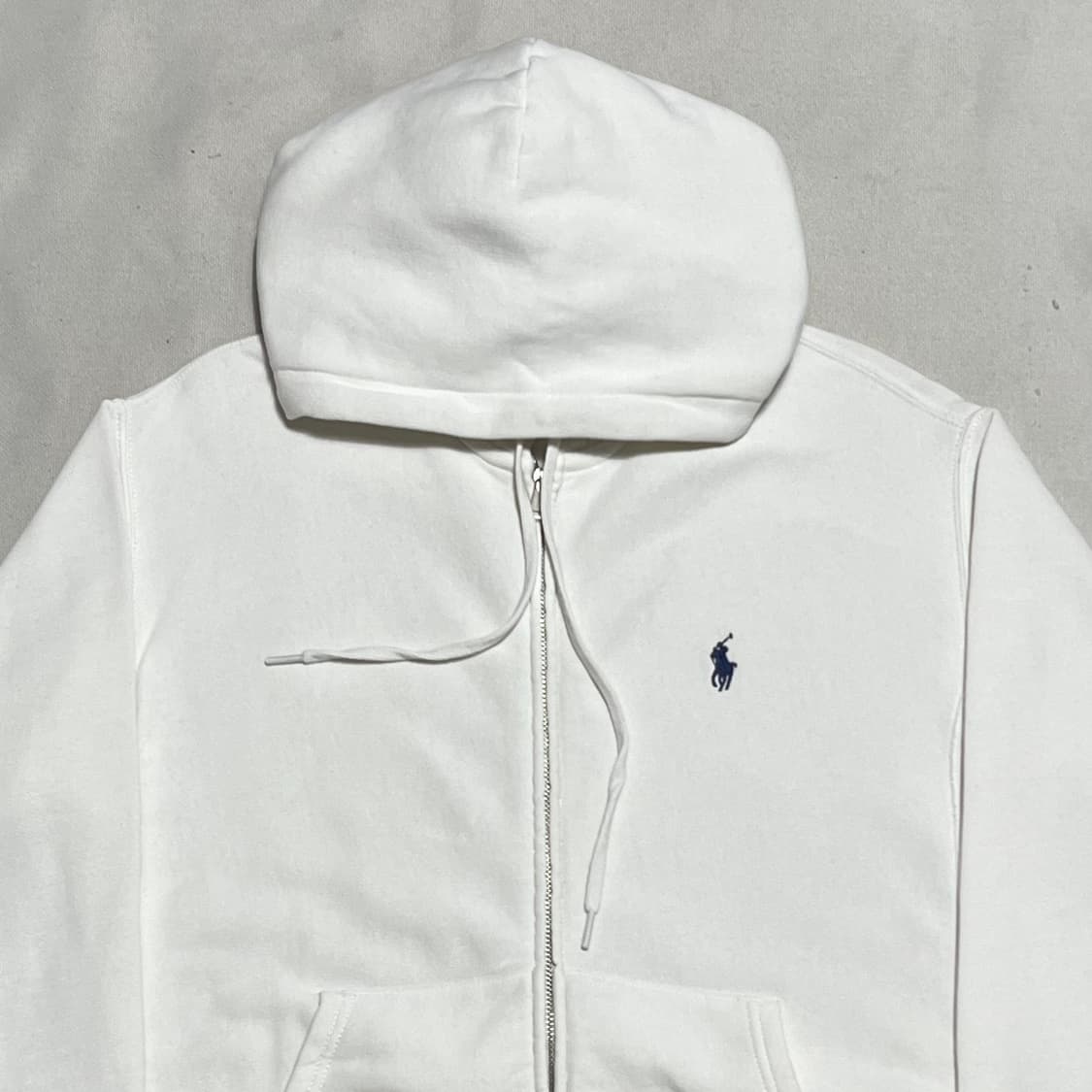 S 폴로랄프로렌 여성용 화이트 후드집업 상품이미지1