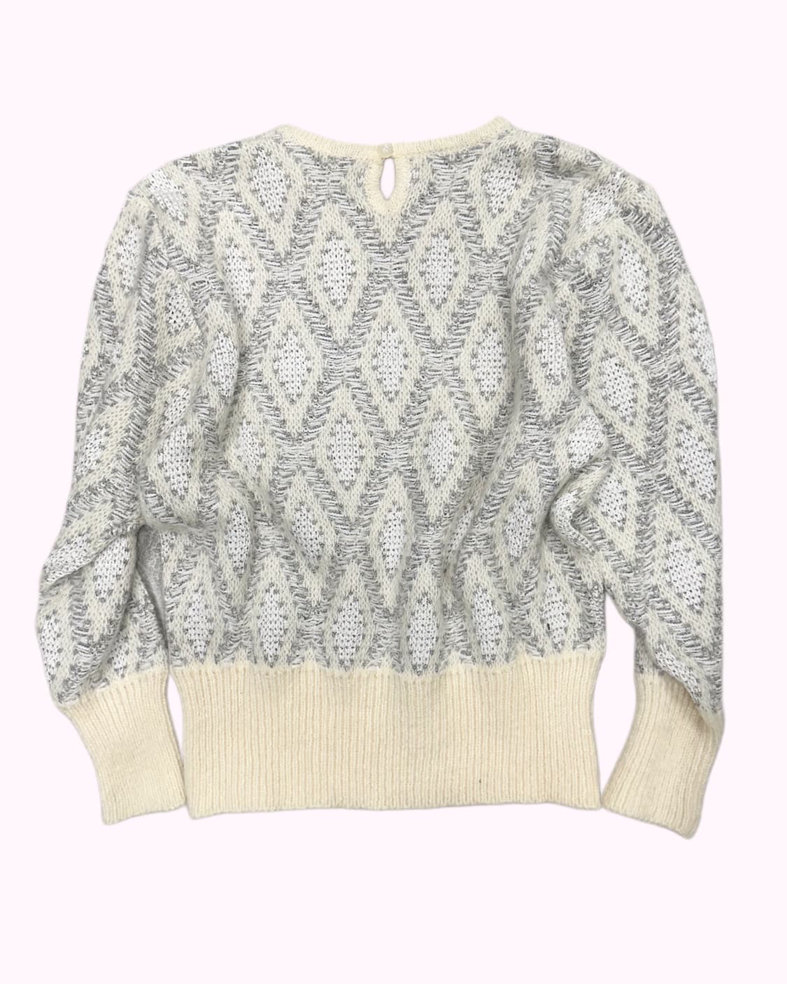 hairy wool pattern crop knit 상품이미지4