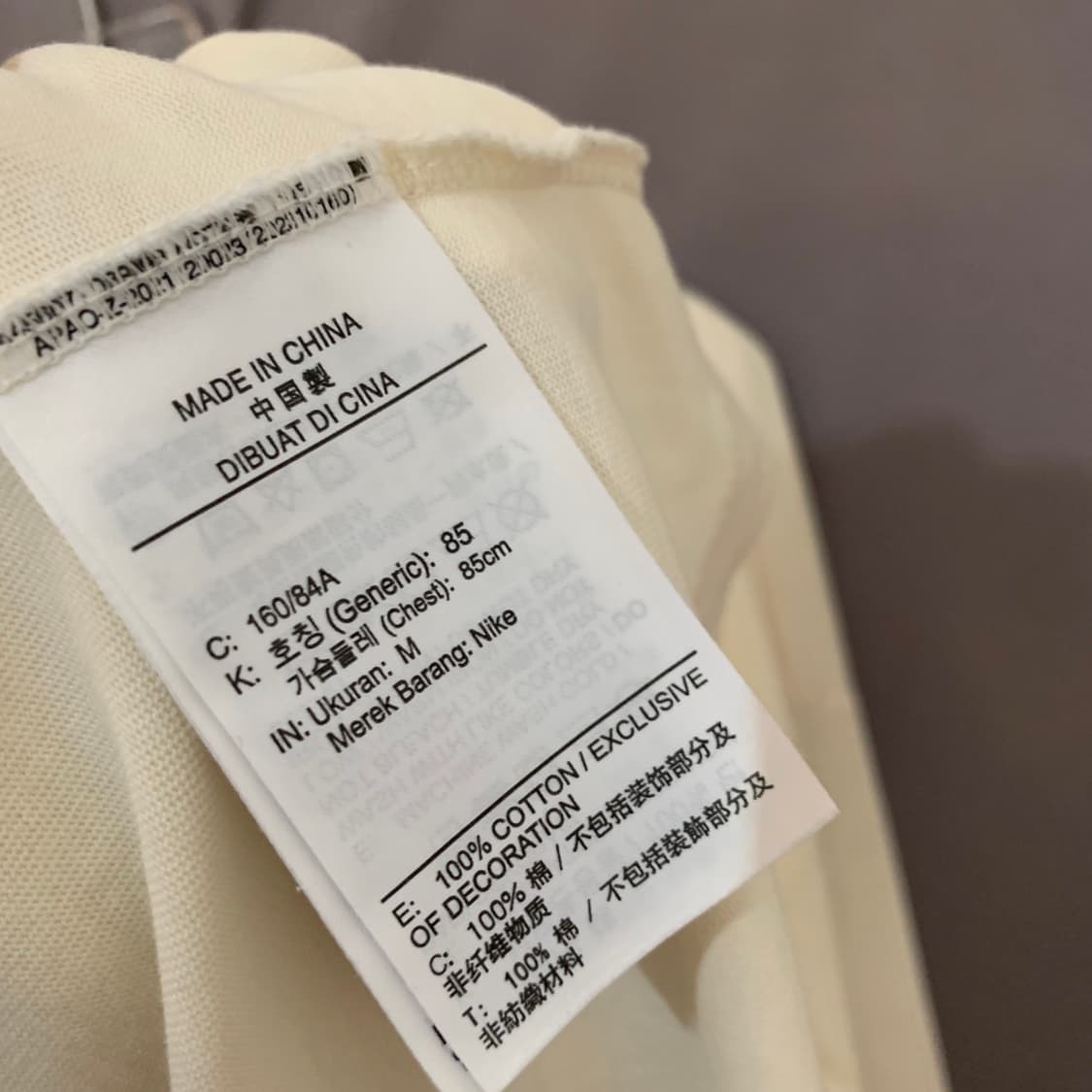 M 나이키 여성 NSW 베어 프린팅 오버핏 반팔티 상품이미지8