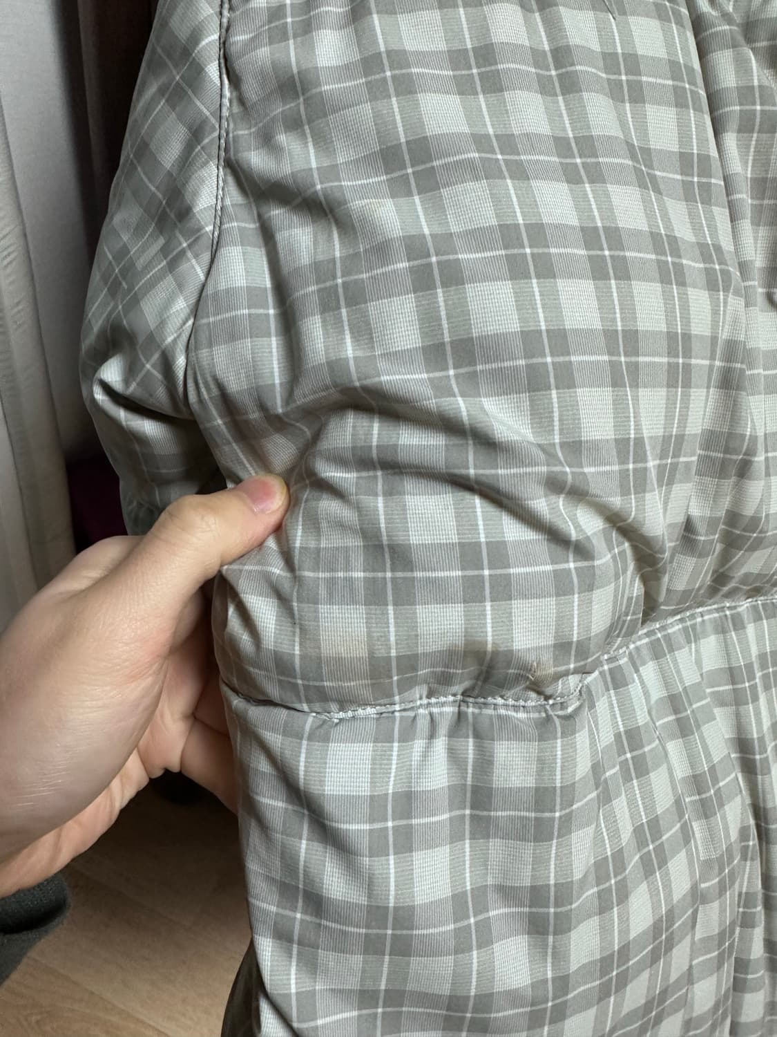 아워레가시 레녹스 체크 패딩 상품이미지6