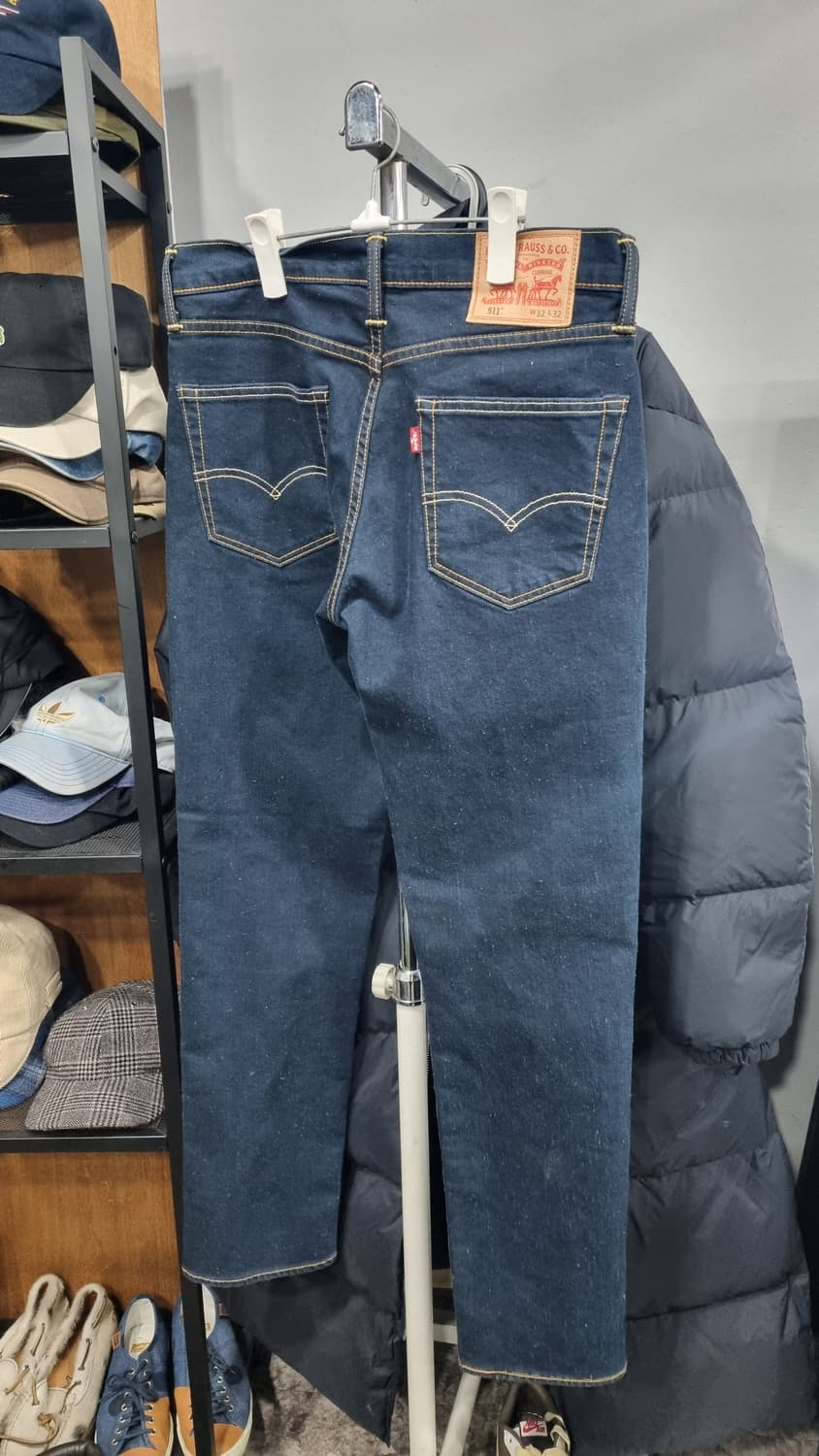 리바이스 슬림(511) 진청 윈터 데님진(안감기모) 32사이즈 상품이미지2