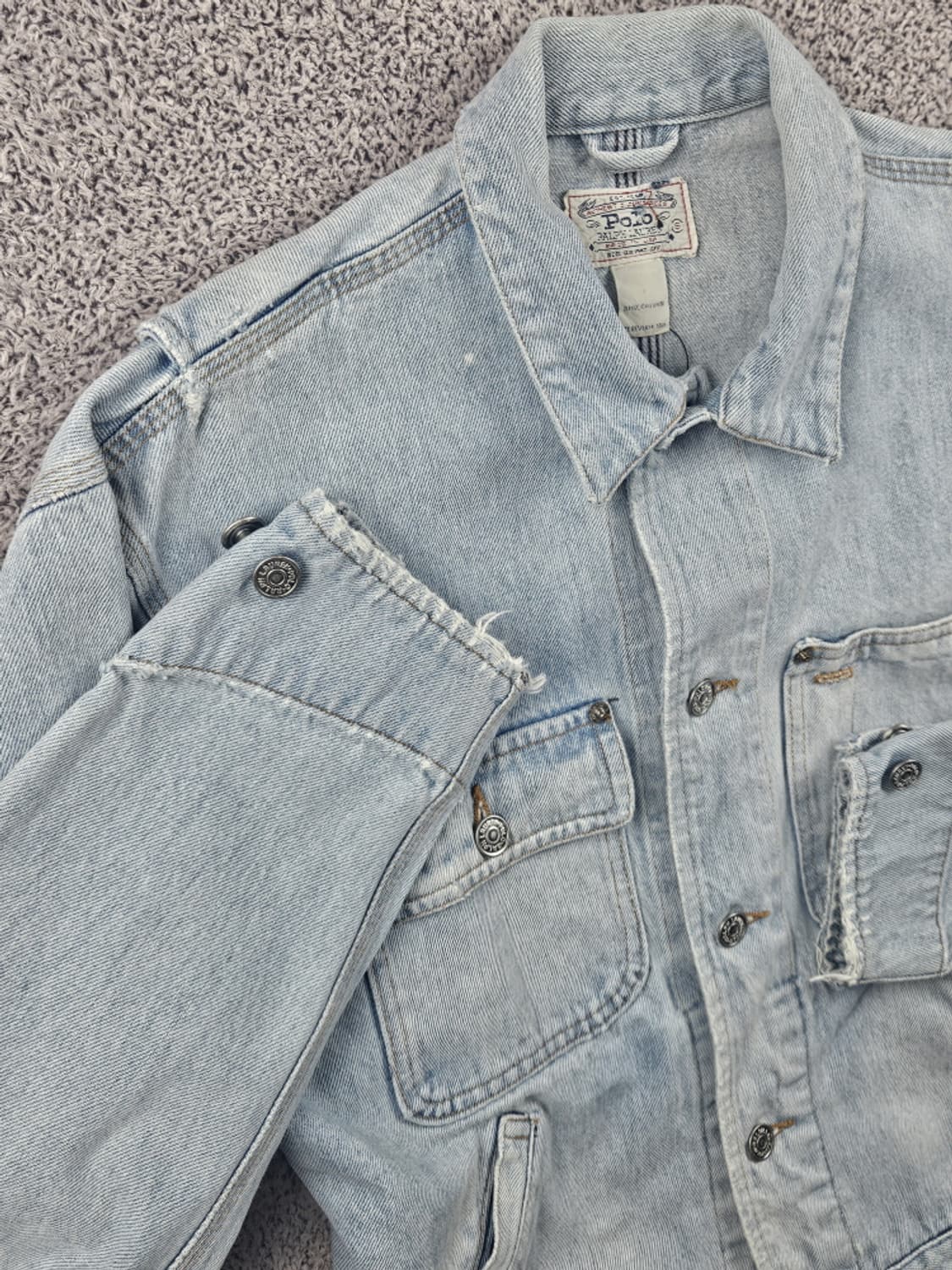 80's USA 폴로랄프로렌 데님 트러커 자켓 ( S ) / 10616 상품이미지7