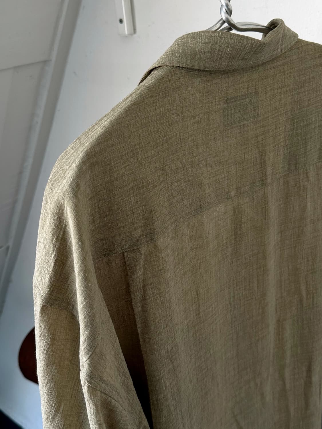 High count tencel poly woven H/S shirt 상품이미지2