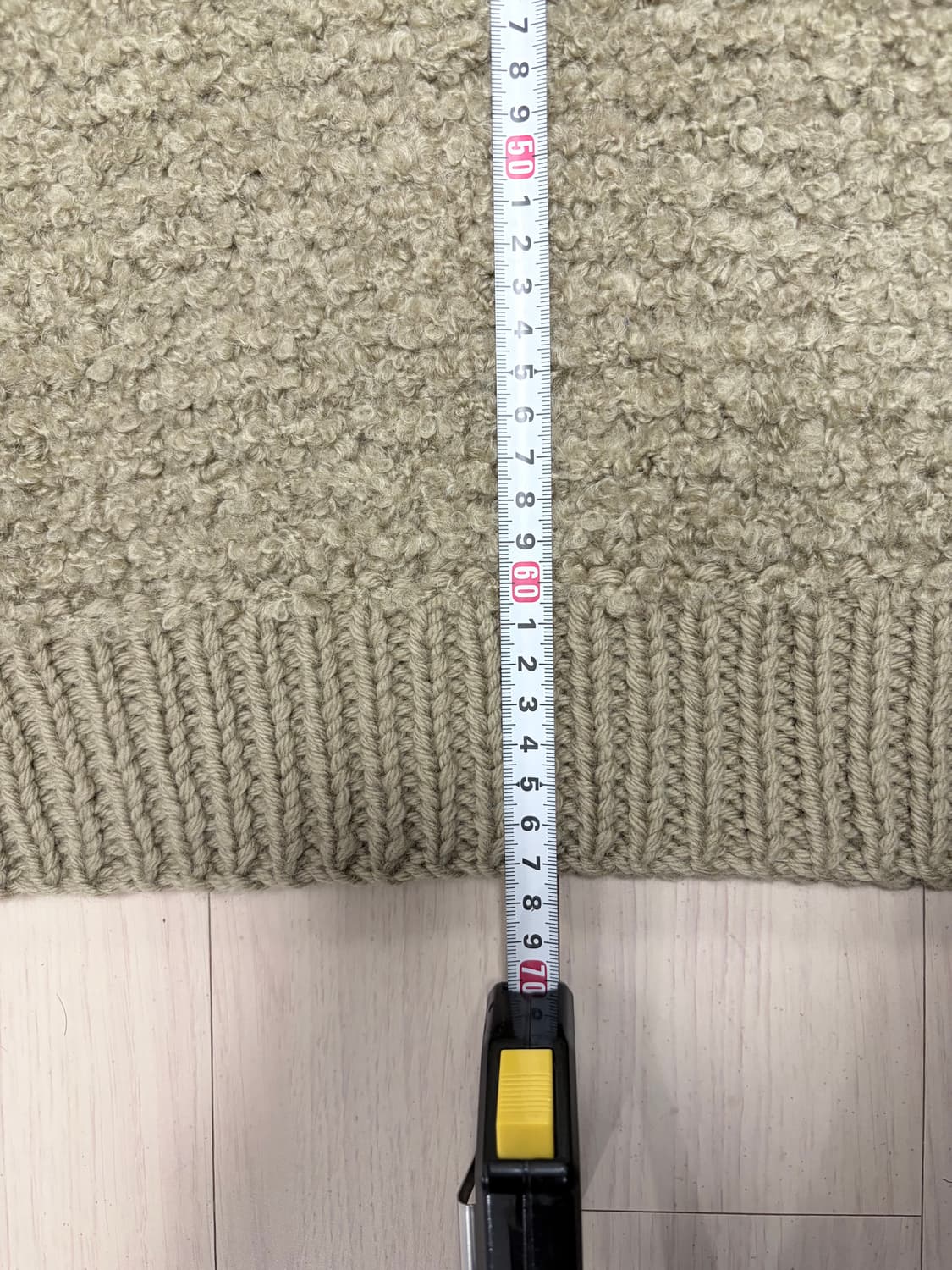 Jw anderson 브이넥 부클 니트 XL 상품이미지7