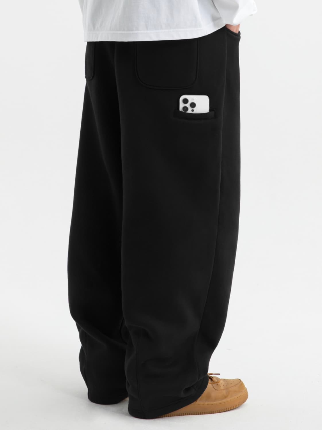 브렌슨 코지 레그핏 다트 기모 팬츠 M 상품이미지1