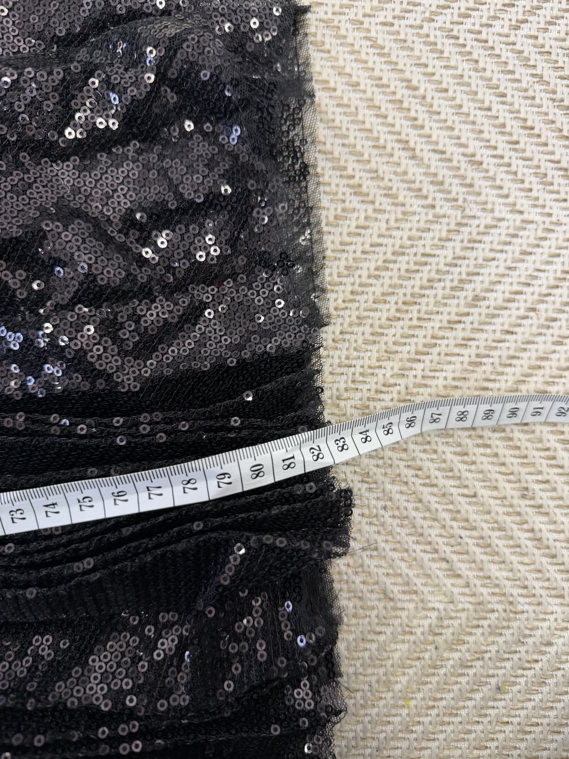 매장판정품) MSGM 스팽글 플리츠 스커트 38 상품이미지9