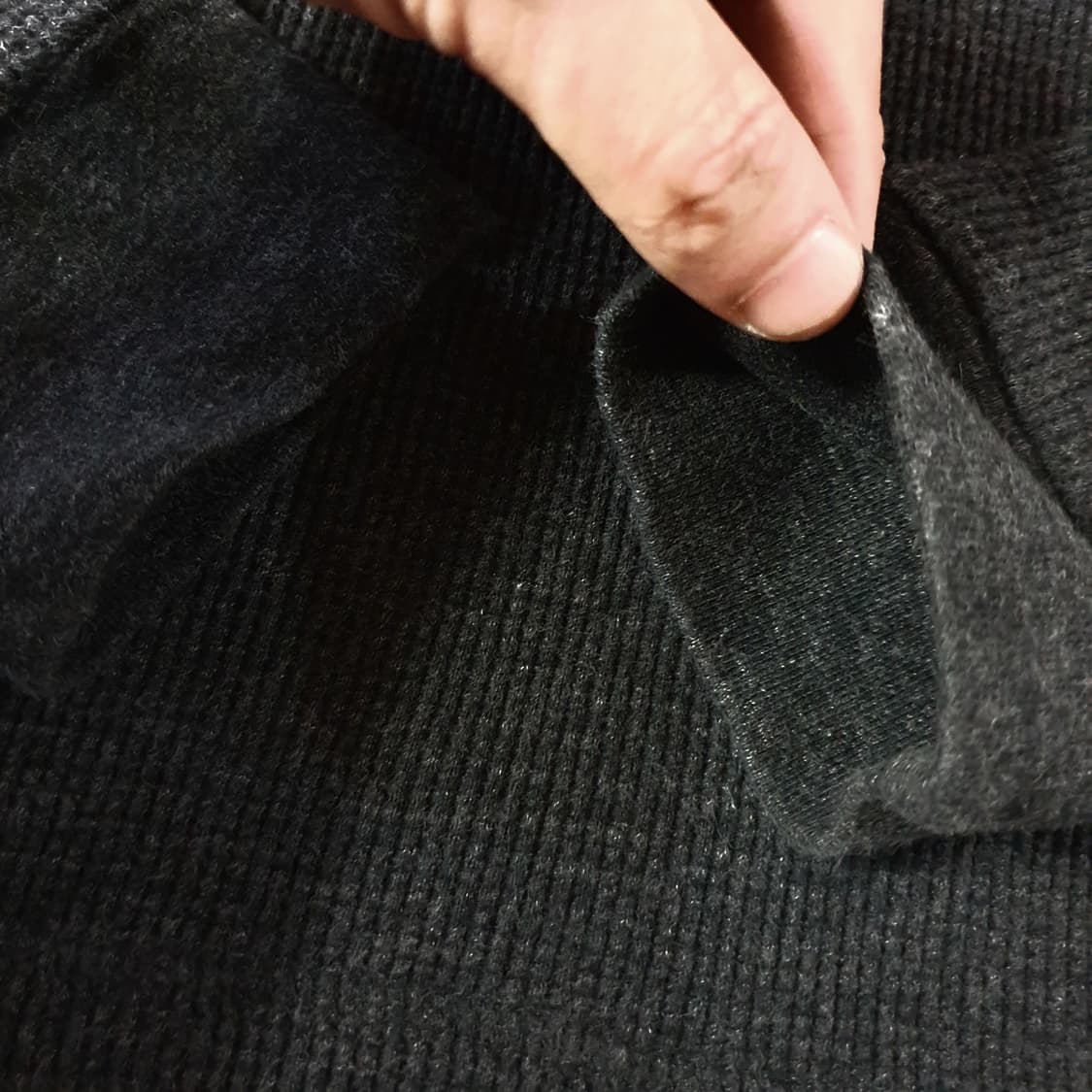 폴로 와플 니트 롱슬리브 L 상품이미지4