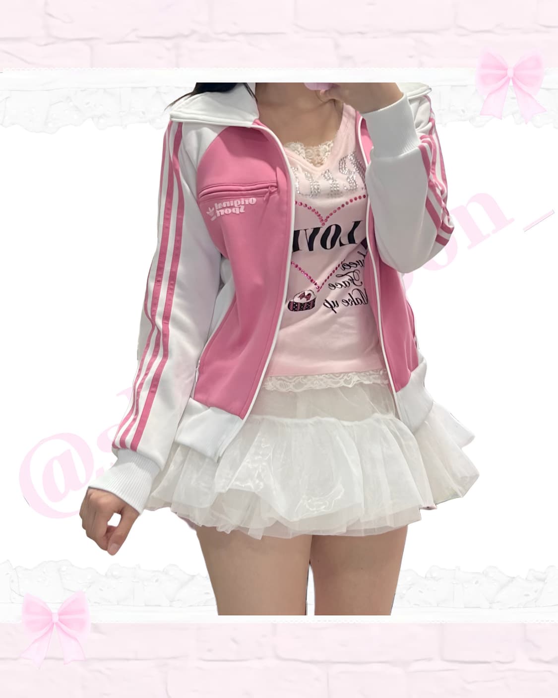 일본아디다스 딸기 핑크 져지 상품이미지1