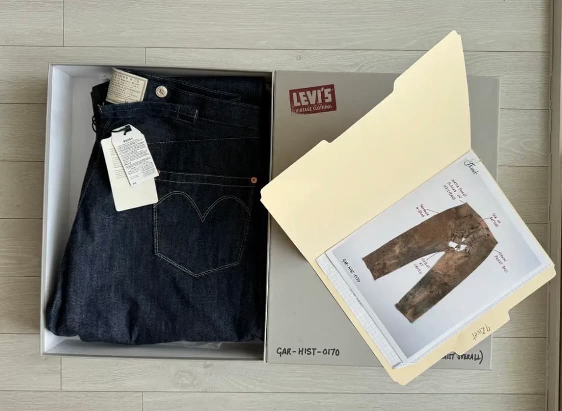 리바이스 LVC 1873 9리벳진 800피스 리미티드 상품이미지2