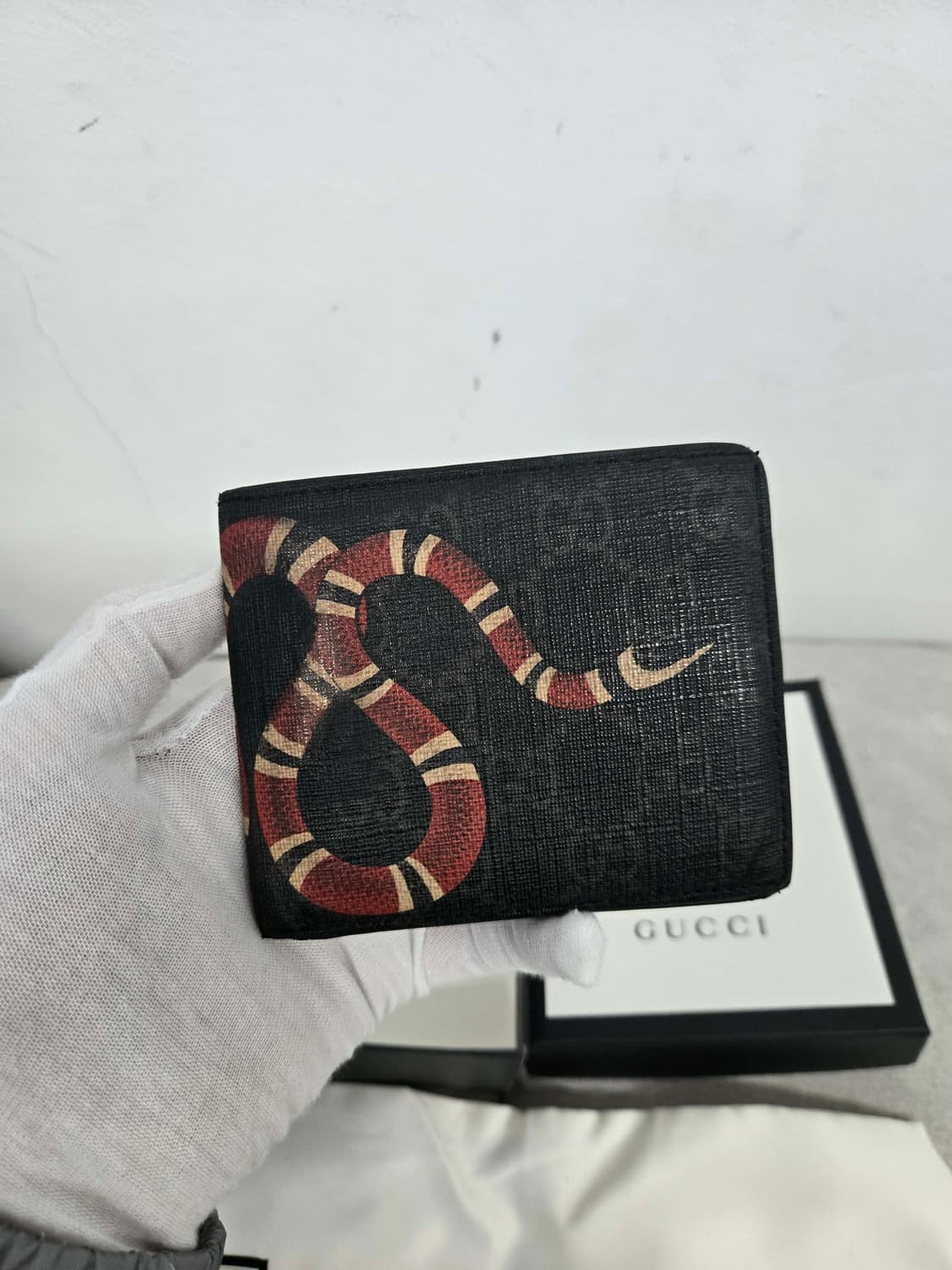 [보증서 정품] 구찌 킹스네이크 반지갑 상품이미지3